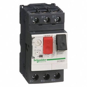 SCHNEIDER ELECTRIC Manual Motor Starter Button 17-23A 1P, 3CY92