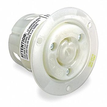 HUBBELL Flanged Locking Receptacle 30, 3D113