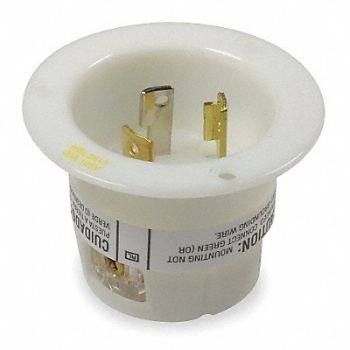HUBBELL Flanged Locking Inlet Industrial 30, 3D642