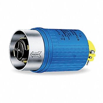 HUBBELL LckPlg Strt 60 A Blue PlyBt Tph 5Blds, 3D084
