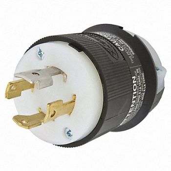 HUBBELL Plug 277/480VAC 30A L19-30P 4P 4W 3PH, 3D101