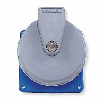 HUBBELL IEC Pin and Sleeve Receptacle 30A 208V, 1XC54