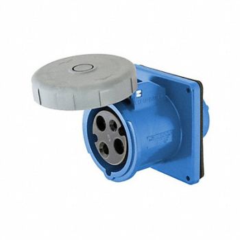 HUBBELL IEC Pin and Sleeve Receptacle 60A 250V, 3D122