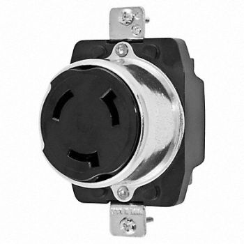HUBBELL Locking Receptacle Industrial 50, 3D127