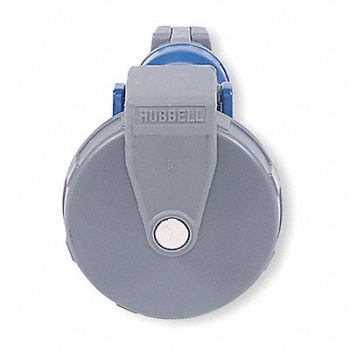 HUBBELL IEC Pin and Sleeve Connector 100A 208V, 6C129