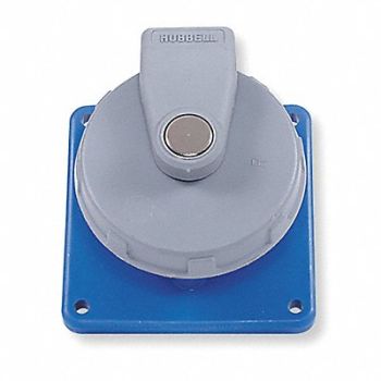 HUBBELL IEC Pin and Sleeve Receptacle 60A 600V, 3D164