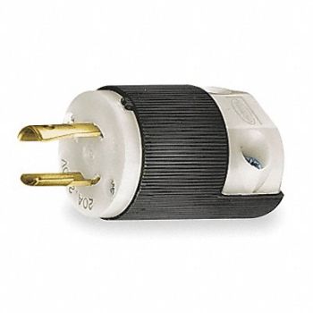 HUBBELL Plug 250VAC 20A L2-20P 2P 2W 1PH, 3D238