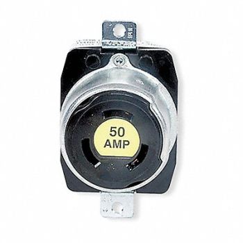 HUBBELL Locking Receptacle Industrial 50, 3D245