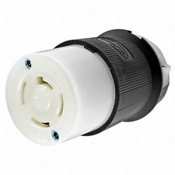 HUBBELL Connector 250VAC 20A 3P 4W, 3D248