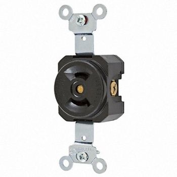 HUBBELL Locking Receptacle Industrial 15, 3D260