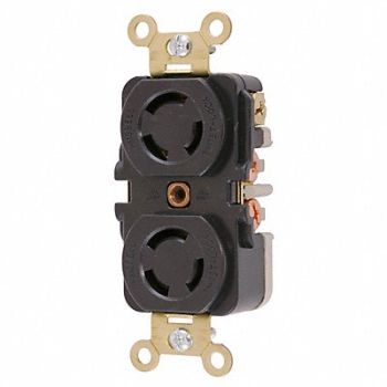HUBBELL Locking Receptacle Industrial, 3D268