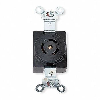 HUBBELL Locking Receptacle Industrial, 3D269