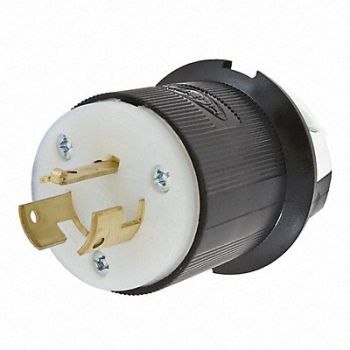 HUBBELL Plug 250V 20A 2P 3W 1PH, 3D300