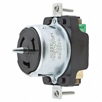 HUBBELL Locking Receptacle Industrial 50, 3D325