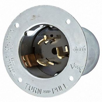 HUBBELL Flanged Locking Inlet Industrial 50, 3D326