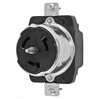 HUBBELL Locking Receptacle Industrial 50, 3D329