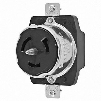 HUBBELL Locking Receptacle Industrial 50, 3D332