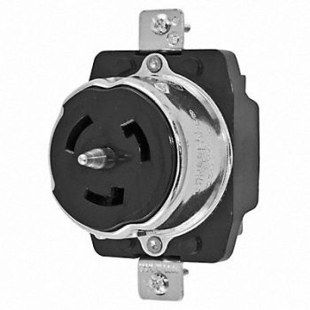 HUBBELL Locking Receptacle Industrial 50, 3D335