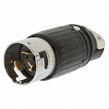 HUBBELL Locking Plug 480VAC 50A 2P 3W, 3D337