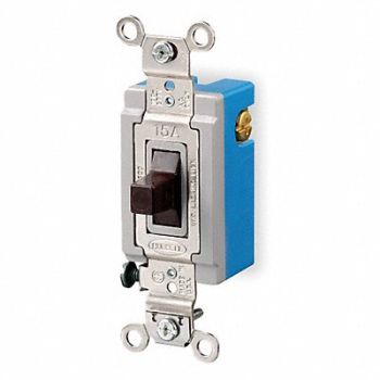 HUBBELL Wall Switch 120/277V 20A 3-Position, 3D380