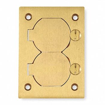 HUBBELL WIRING DEVICE-KELLEMS Cover Floor Box, 3D443