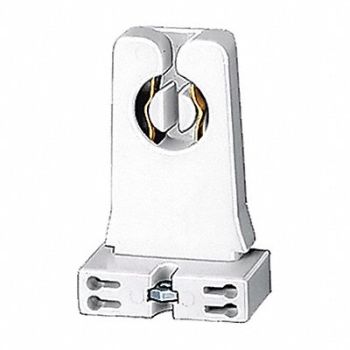 HUBBELL WIRING DEVICE-KELLEMS Lamp Holder for Medium Bi-Pin T8 or T12, 3D671