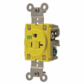HUBBELL Receptacle 5-20r NEMA, 3D904