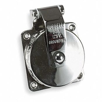 HUBBELL Flanged Locking Inlet Marine 30, 3D954