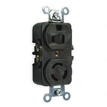 HUBBELL Receptacle Duplex 5-15R 125/250V, 3D995