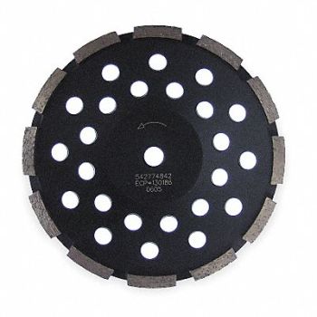 HUSQVARNA Segment Cup Wheel Diamond Sgl 7x5/8-7/8, 3DPZ2