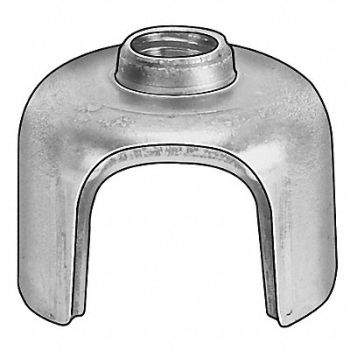 GRAINGER APPROVED TJnt Fstr Stl 1/4 -20 16ga 1 Round PK10, 3DRE8