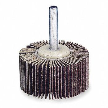 MERIT J0641 Flap Wheel 1 in Dia 5/8 in W P60 Grit, 30C653