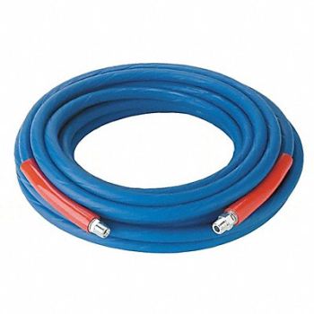 CONTINENTAL Pressure Washer Hose Blue 50 ft L, 804UU2