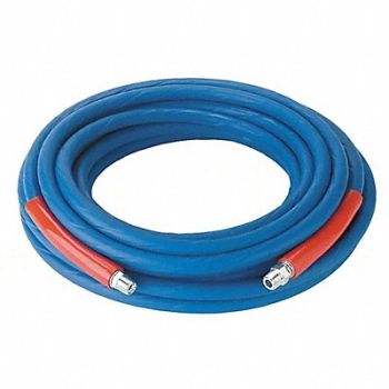 CONTINENTAL Pressure Washer Hose Blue 100 ft L, 804UU3