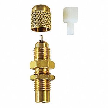 JB INDUSTRIES 1/4 Access Valve Bulkhead Mount, 3DXC5