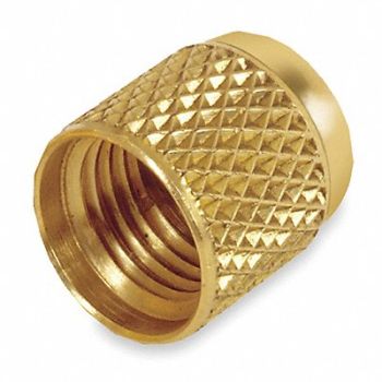 JB INDUSTRIES 3/8 SAE Cap w/ Gasket PK3, 3DXG3