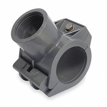 GRAINGER APPROVED Tap Saddle Tee 4 x 4 x 1 1/2 in PVC, 3DXV6
