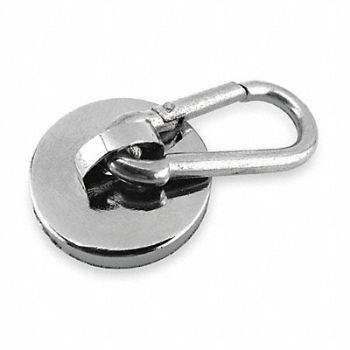 GRAINGER APPROVED Single Point Hook Neodymium 45 lb., 3DXY2