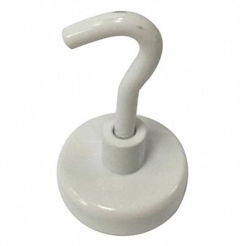 GRAINGER APPROVED Single Point Hook Ceramic 9 lb., 3DXY6