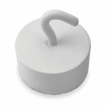 GRAINGER APPROVED Single Point Hook Neodymium White 61 lb., 3DXZ4