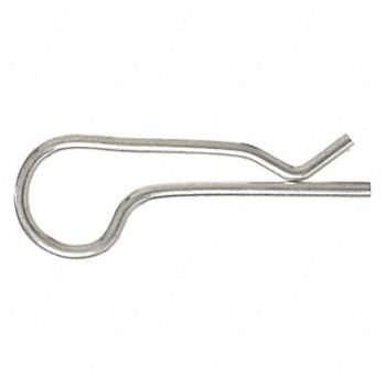 GRAINGER APPROVED Cotter Pin Hairpin 0.162Dx3-7/16 L PK10, 3DYT7
