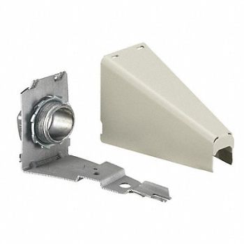 HUBBELL WIRING DEVICE-KELLEMS Entrance Connector Ivory Steel, 3EAC7