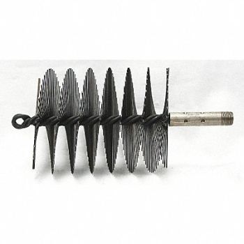 TOUGH GUY Flue Scraper Dia 3 3/4 1/4 MNPT Length 8, 3EDE8