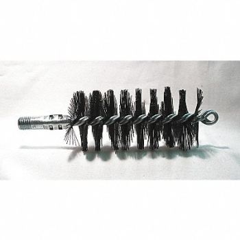 TOUGH GUY Flue Brush Dia 2 1/4 1/4 MNPT Length 8, 3EDF5
