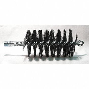 TOUGH GUY Flue Brush Dia 2 1/2 1/4 MNPT Length 8, 3EDF6