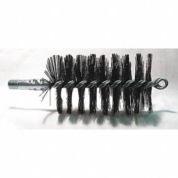 TOUGH GUY Flue Brush Dia 2 3/4 1/4 MNPT Length 8, 3EDF7