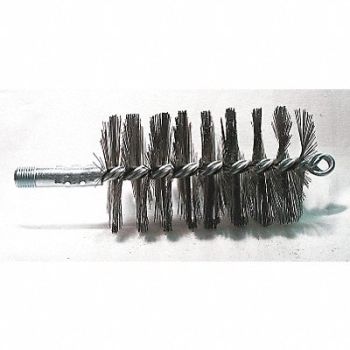 TOUGH GUY Flue Brush Dia 2 3/4 1/4 MNPT Length 8, 3EDH5