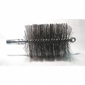 TOUGH GUY Flue Brush Dia 3 1/2 1/4 MNPT Length 8, 3EDL4
