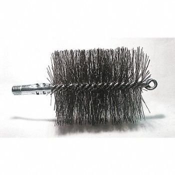 TOUGH GUY Flue Brush Dia 3 3/4 1/4 MNPT Length 8, 3EDL5