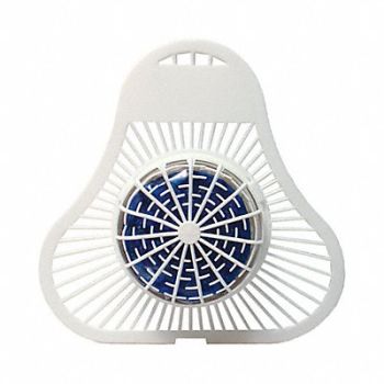TOUGH GUY Urinal w/Screen Triangular Blue 3oz PK12, 3EEE6
